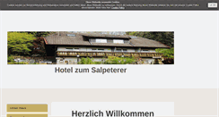 Desktop Screenshot of hotel-salpeterer.com