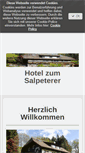 Mobile Screenshot of hotel-salpeterer.com